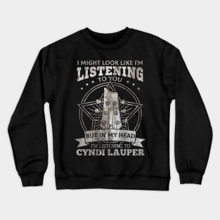 Cyndi Lauper Crewneck Sweatshirt